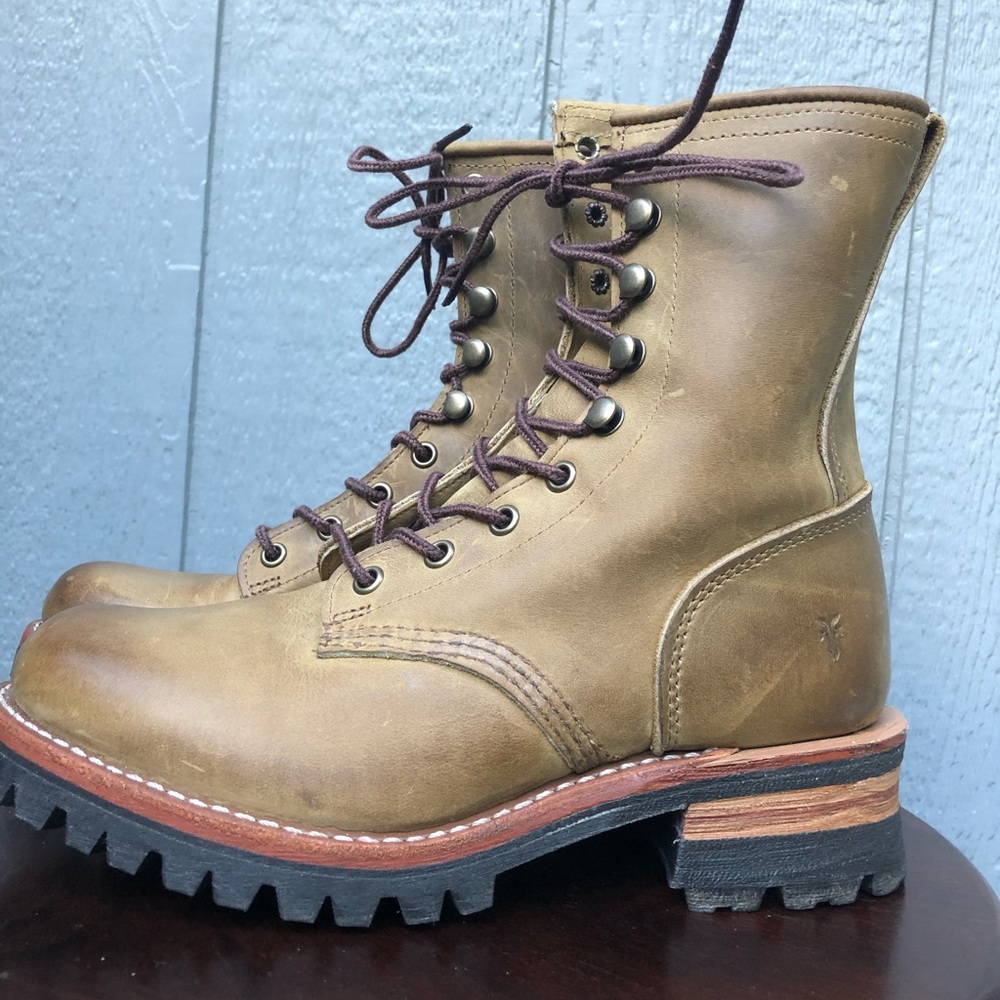 EUC Frye Women’s Logger Boots 8.5